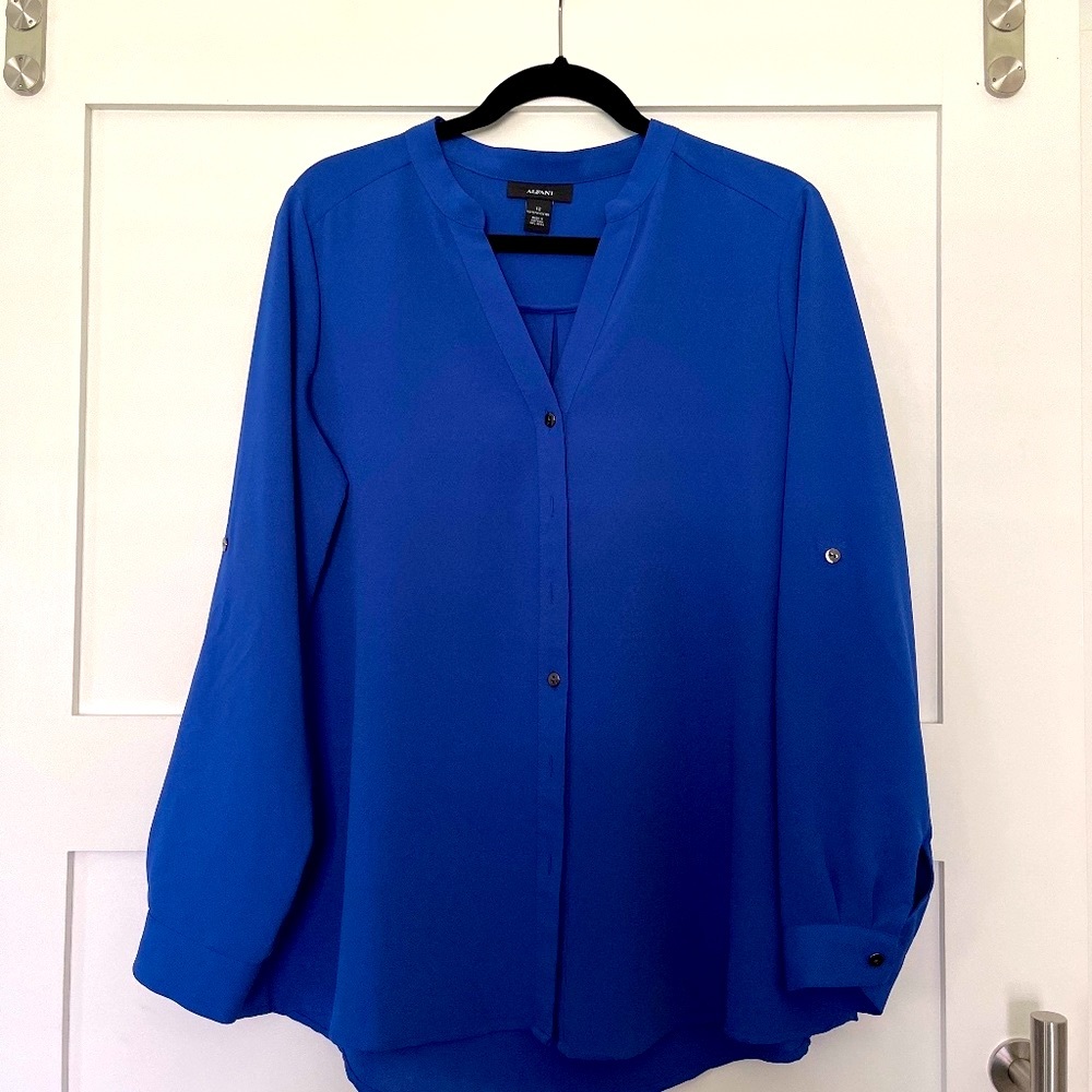 Alfani Royal Blue Top 12